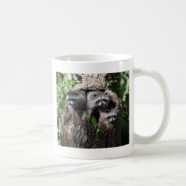 Raccoon - The Three Amigos Coffee Mug (Right)