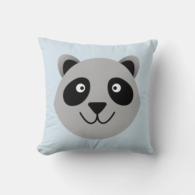 Raccoon Throw Pillow (Front)