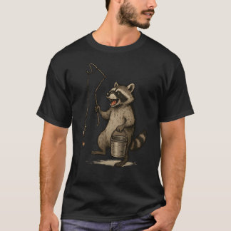 Raccoon Trash Fisher T-Shirt