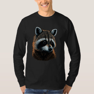 Raccoon Trash Panda Street Cat Wild Mammal Raccoon T-Shirt