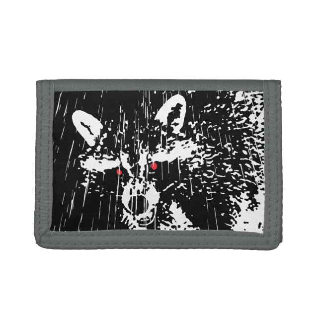 Raccoon Trifold Wallet (Front)