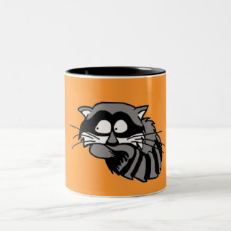 Raccoon Two-Tone Coffee Mug