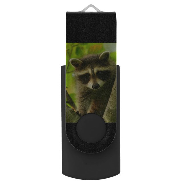 raccoon USB flash drive (Front Vertical)