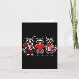 Raccoon Valentines Day Funny Feral Raccoon Love He Card