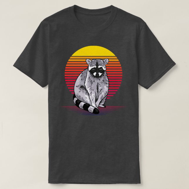 Raccoon Vapor T-Shirt (Design Front)