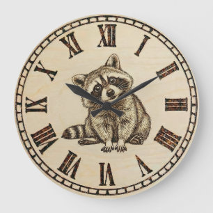 Raccoon Wall Clock