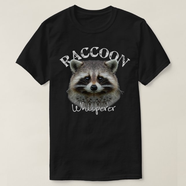 Raccoon Whisperer Shirt Cute Raccoon Classic TShir (Design Front)
