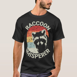 Raccoon Whisperer Vintage Raccoon Feeder Raccoons  T-Shirt