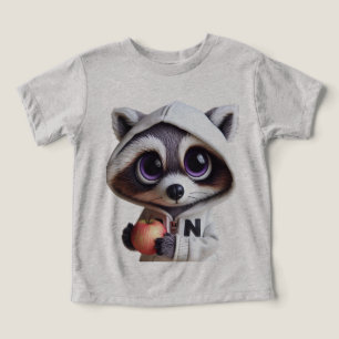 Raccoon with an Apple Toddler T-shirt