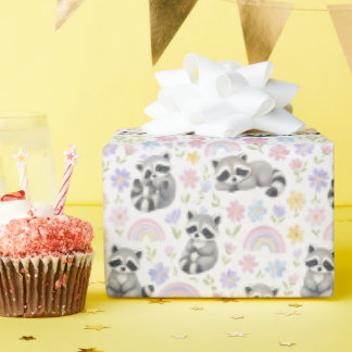 Raccoon Wrapping Paper