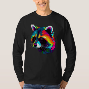 Raccoon Zoo Animals Forest Trash Panda Forest Racc T-Shirt