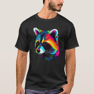 Raccoon Zoo Animals Forest Trash Panda Forest Racc T-Shirt