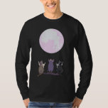 Raccoons Howl At The Moon Three Wolves Parody - Cu T-Shirt