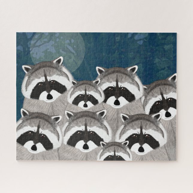 Raccoons Puzzle (Horizontal)
