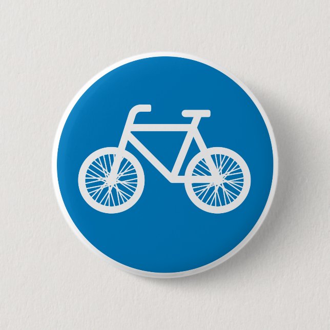 Race a bicycle button (Front)