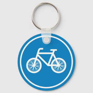 Race a bicycle keychain