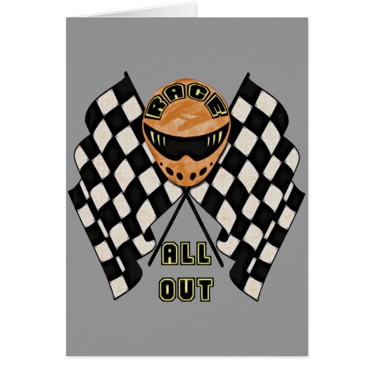 Race All Out Cards (Front)