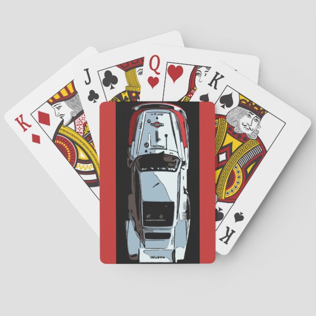 RACE CAR -#1 Above Poker Cards (Back)