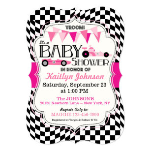 60 Off Car Baby Shower Invitations Now To Save Zazzle Race Car Baby Shower Invitation Card
