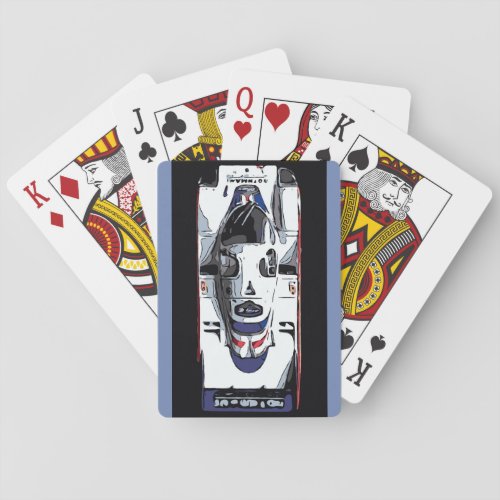RACE CAR _ BELL PLAYING CARDS