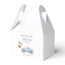 Race Car Birthday Invitation, Fast One Birthday  Favor Boxes