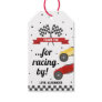 Race Car Birthday Party Favor Gift Tags