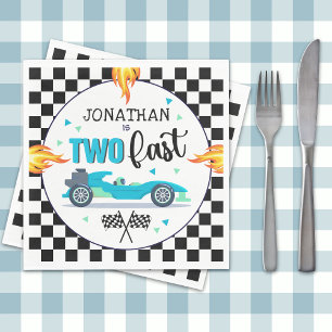 Race Car Birthday Party for Boys Napkins