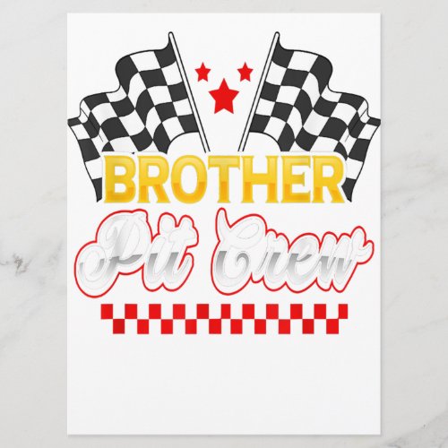 Race Car Birthday Party Racing Family Brother Gift Menu