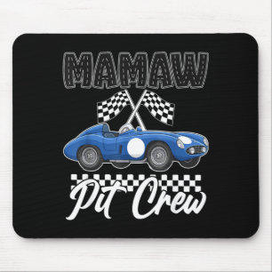Race car birthday party racing family mamaw pit mouse pad