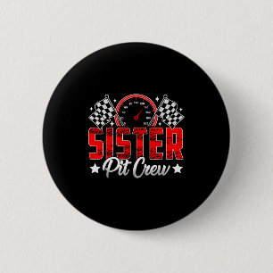 Race Car Birthday Party Racing Family Sister T Cre Button