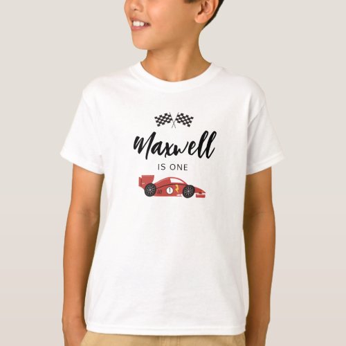 Race Car Birthday Shirt