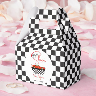 Race Car Boy Baby Shower   Little Racer Party Favor Boxes