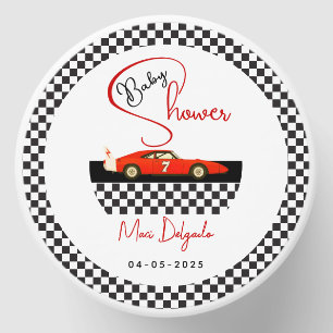 Race Car Boy Baby Shower   Little Racer Party Mini Candle Favors