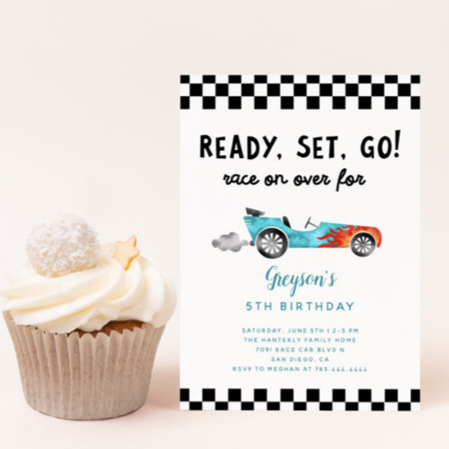 Race Car Boy Birthday Party 
