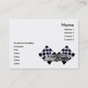 Race Car Business Card