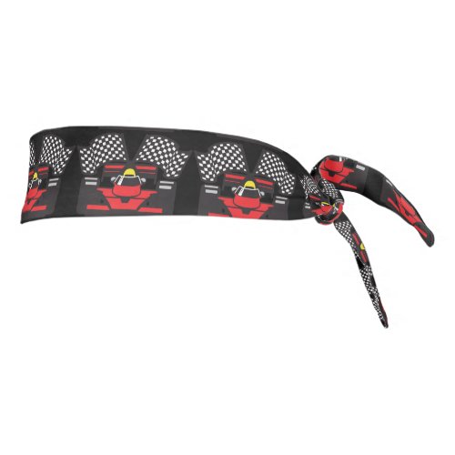 Race Car Checkered Flag Design Headband