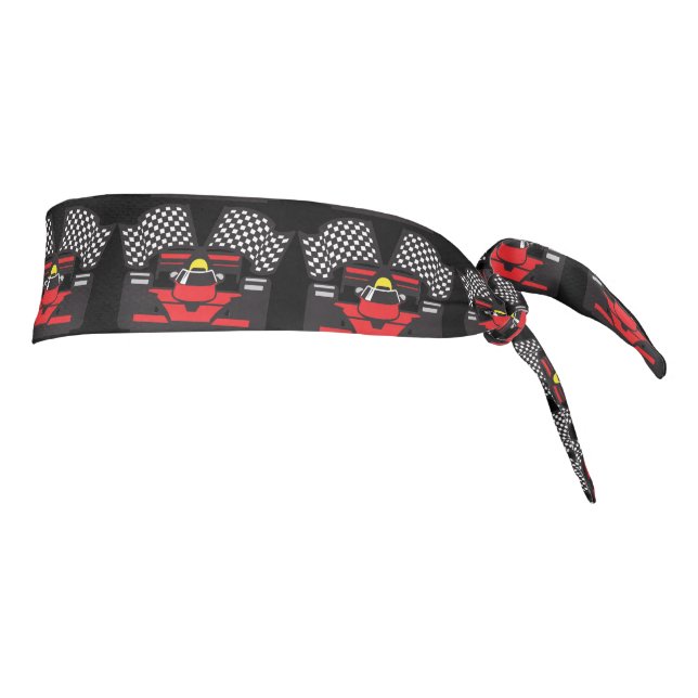 Race Car Checkered Flag Design Headband (Rotate 90)