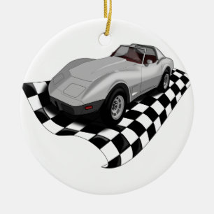 Race Car Christmas Ornament