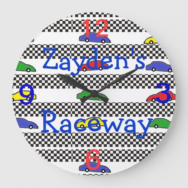 race car clock (Front)