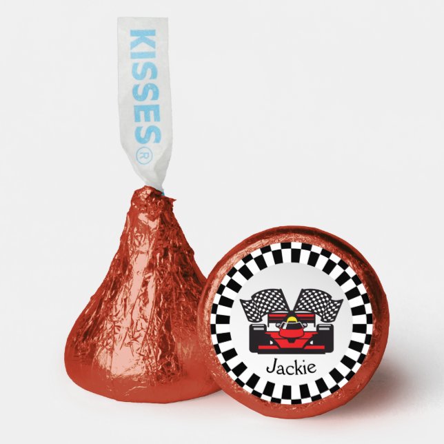Race Car Design Hershey's Candy Favors (Front)
