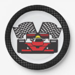 Race Car Design Paper Party Plate