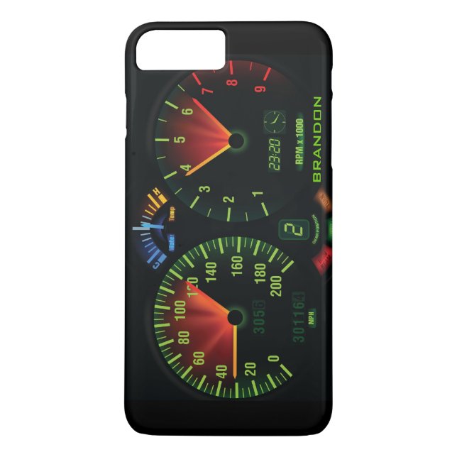 Race Car Design Smartphone Phone Case (Back)