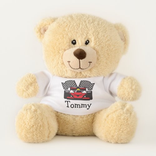 Race Car Design Teddy Bear