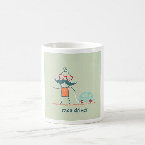 Race Car Driver Coffee Mug