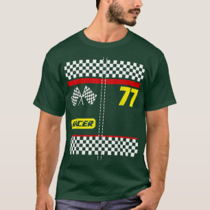 Race Car Driver Costume For Halloween Boys Mens T-Shirt