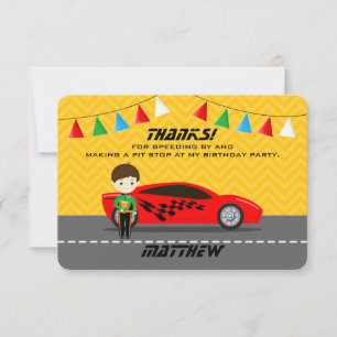 Race Car Driver Invitation