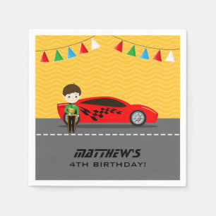 Race Car Driver Napkins