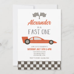 Fast One Birthday Custom Chip Bags, Boy First Race Car Birthday Decorations & Custom Party Favors (Printable - View #3