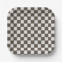 Race Car flag check Birthday Napkins