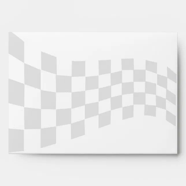 Motor Racing Envelopes Race Car Flag Custom Envelope | Zazzle